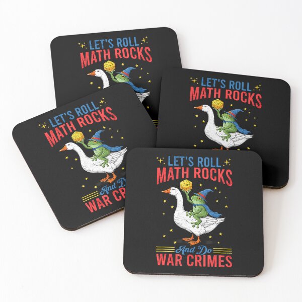 Item preview, Funny Frog Goose Let's Roll Math Rocks And Do War Crimes designed and sold by PaulaStokes2.