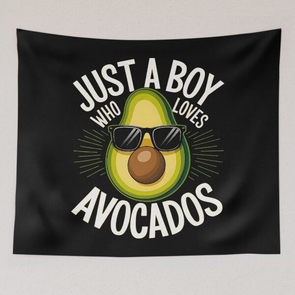Item preview, Just A Boy Who Loves Avocado Avocado n Boys Toddler Kid designed and sold by PaulaStokes2.