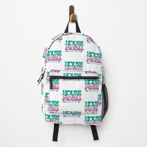 Item preview, HOUSE MUSIC - 3D Y2K Plastic Font (Pink) designed and sold by Discothreadz.