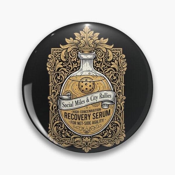 Item preview, Dinking Tincture No. 3 - Victorian Pickleball Apothecary designed and sold by Thaivi Design.