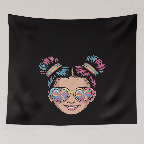 Item preview, Bruh It's My 100th Day of Seventh Grade Messy Bun Girls Girl designed and sold by DarioRosales.
