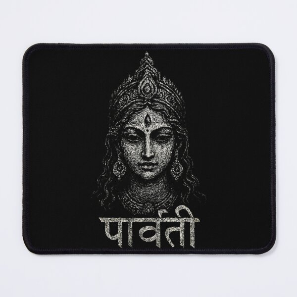 Item preview, Goddess Parvati Portrait – Divine Hindu Art designed and sold by Mortisigil.