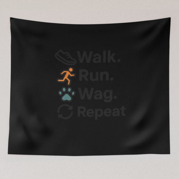 Item preview, Walk Run Wag Repeat designed and sold by hippoeyfu79.