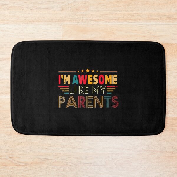 Item preview, I'M Awesome Like My Parents Retro Fathers Day Mothers Day designed and sold by elihletoriong.