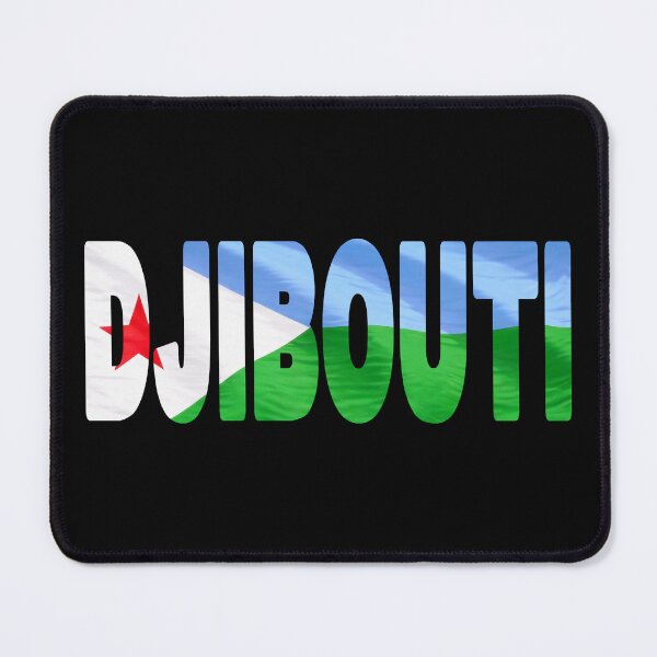 Item preview, DJIBOUTI - Flag Flying in Wind cut to Letters Souvenir Sticker Shirt designed and sold by Adam Gormley.