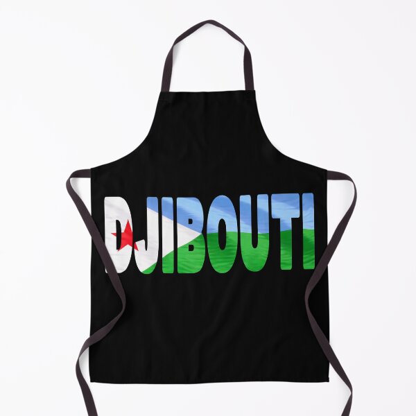 Item preview, DJIBOUTI - Flag Flying in Wind cut to Letters Souvenir Sticker Shirt designed and sold by Adam Gormley.
