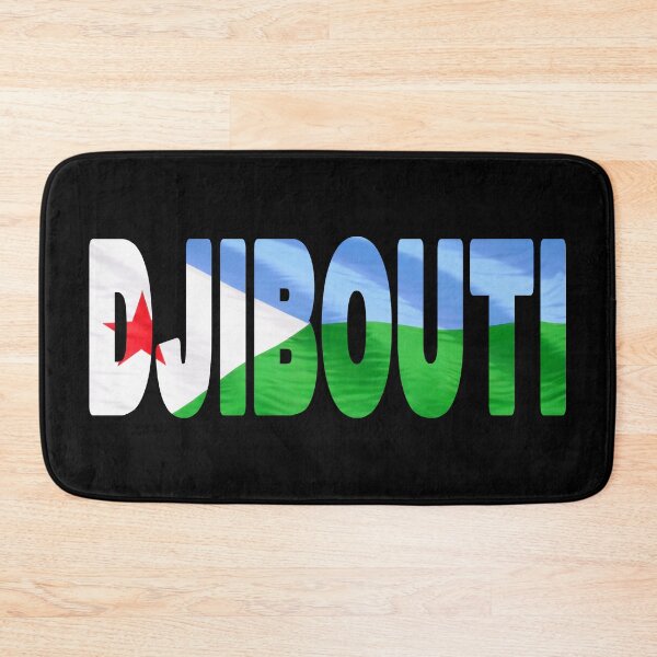 Item preview, DJIBOUTI - Flag Flying in Wind cut to Letters Souvenir Sticker Shirt designed and sold by Adam Gormley.