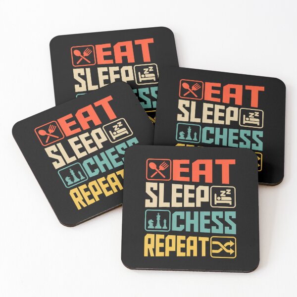 Item preview, Eat Sleep Chess Repeat designed and sold by prabuniard.