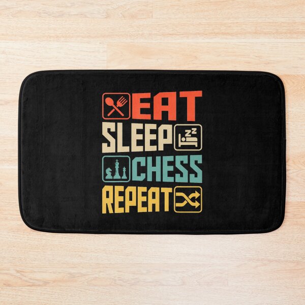 Item preview, Eat Sleep Chess Repeat designed and sold by prabuniard.