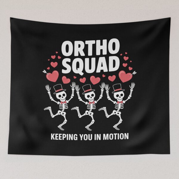 Item preview, Orthopedic Valentine's - Ortho Squad Skeleton Dancing designed and sold by EllenJast.