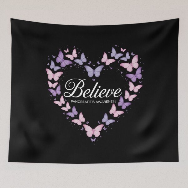 Item preview, Pancreatitis Awareness Butterfly Believe designed and sold by EllenJast.