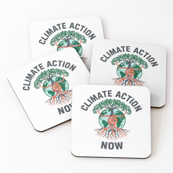 Item preview, Climate Action Now Eco Warrior Apparel | Earth Day Activist Statement Wear | Sustainable Planet Fighter Gear designed and sold by FitEnvy.