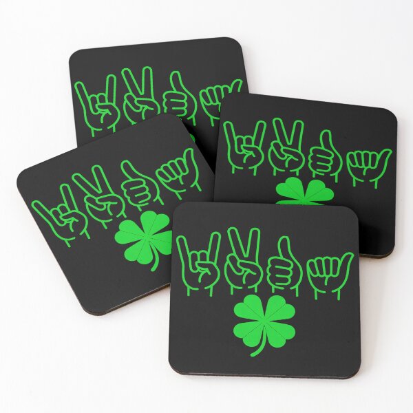 Item preview, Lucky Sign Language Deaf St Patricks Day Irish ASL designed and sold by joedavila.