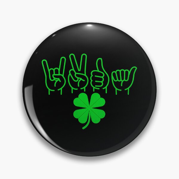 Item preview, Lucky Sign Language Deaf St Patricks Day Irish ASL designed and sold by joedavila.
