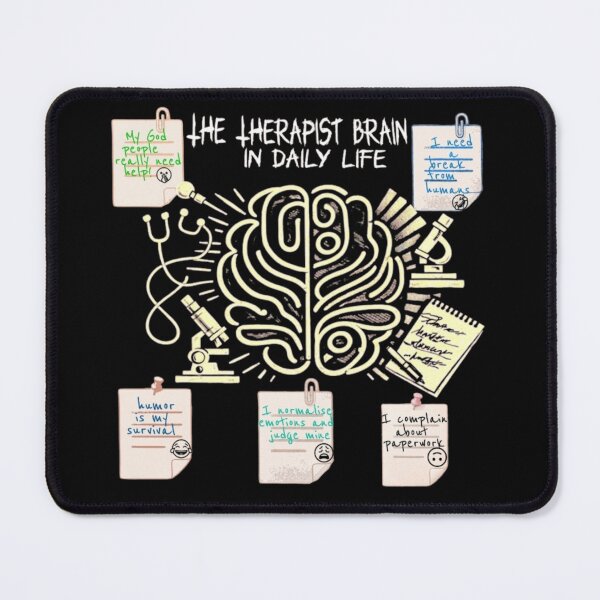 Item preview, The Therapist Brain In Daily Life Text Based designed and sold by DivineHaven.