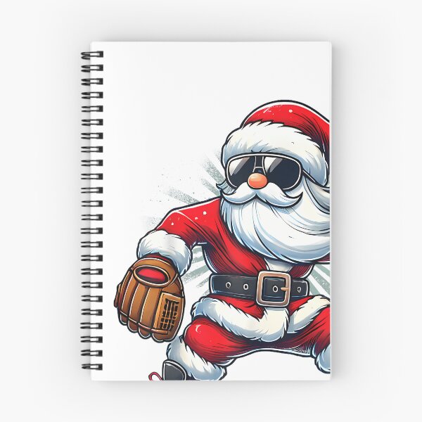 Item preview, Santa Playing Baseball As Pitcher Boys Kids Teens Christmas designed and sold by raelinema9mar1.