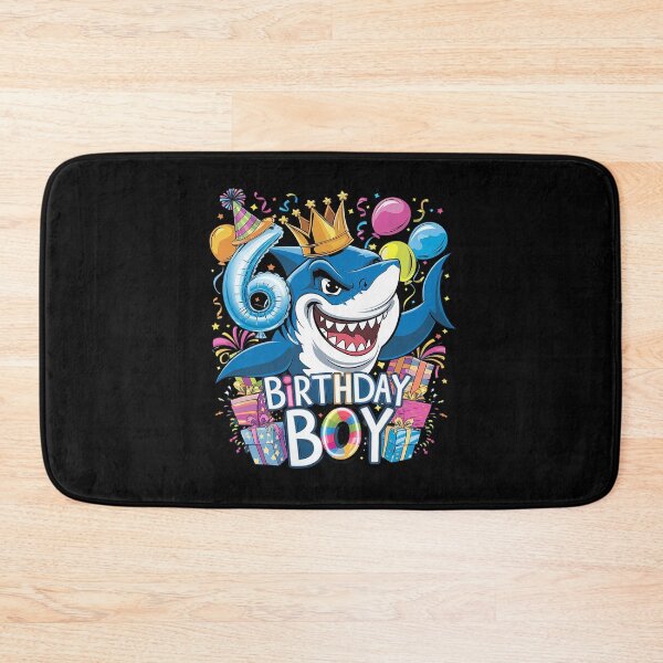 Item preview, 6th Birthday Shark Ocean Theme Party 6 Years Old For Boy designed and sold by PowAcademy.