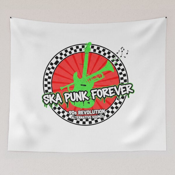 Item preview, 90s Ska Punk Rocker Tee - Retro Two Tone Music Vibe Apparel designed and sold by FitEnvy.