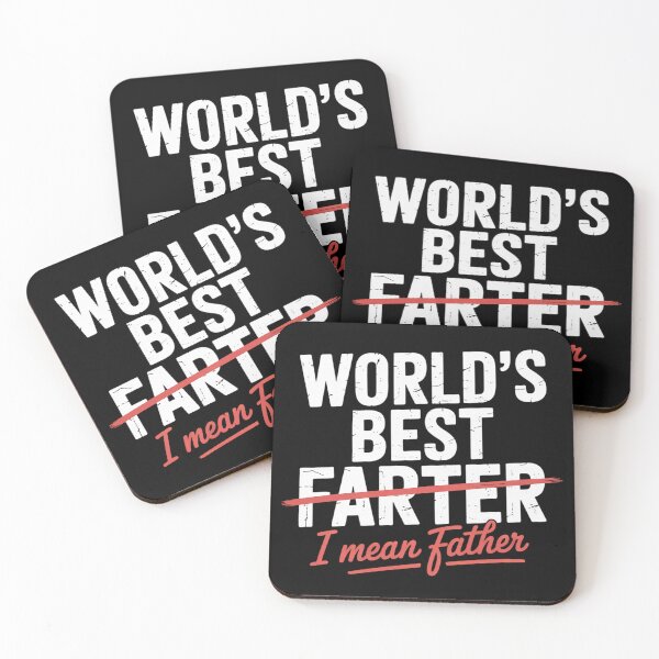 Item preview, Fathers Day World's Best Farter I Mean Father Mens Dad designed and sold by joedavila.