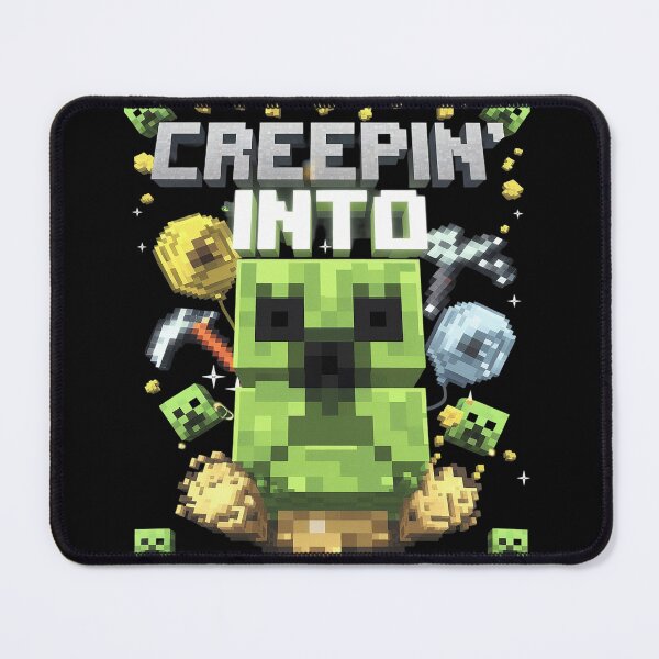 Item preview, 6th Birthday Gamer Creepin’ Into 6 Video Game Pixel Party designed and sold by AquaKiev.