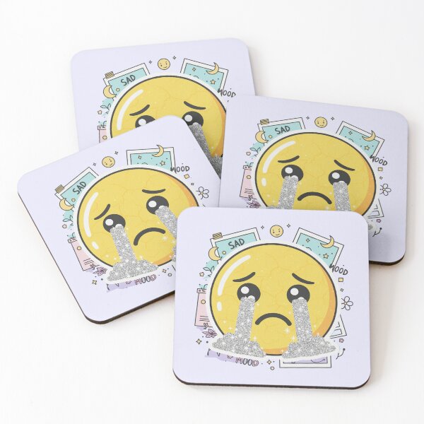 Item preview, Sad Emoji Aesthetic - Glitter Tears. designed and sold by EsenciaZen.