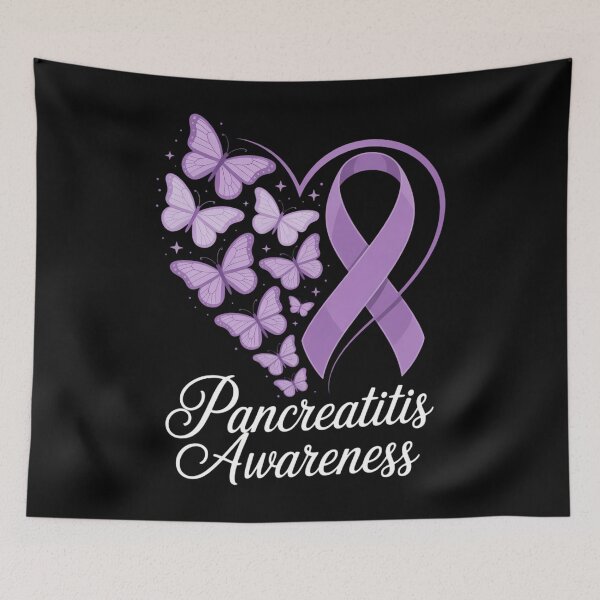 Item preview, Pancreatitis Awareness Heart Pancreatitis Warrior designed and sold by EllenJast.