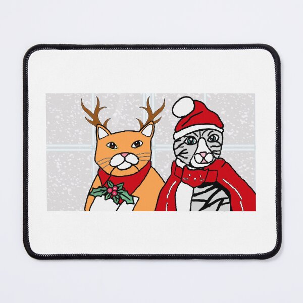 Item preview, Meowy Christmas designed and sold by icedragonart77.