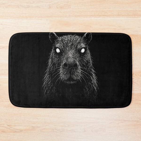 Item preview, Dark Distressed Possessed Goth Capybara designed and sold by Mortisigil.