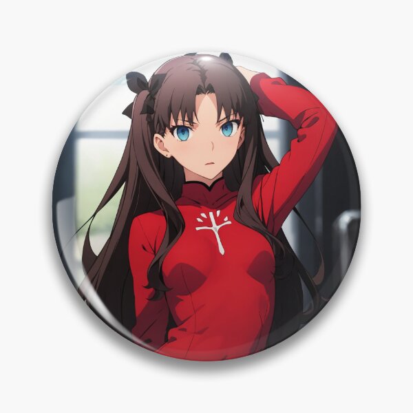 Item preview, Tohsaka Rin - Fate Stay Night Unlimited Blade Works Anime Mage Art designed and sold by iloveanimechibi.
