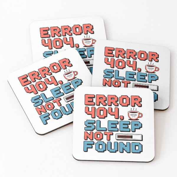 Item preview, Error 404 sleep not found designed and sold by trendspatterns.