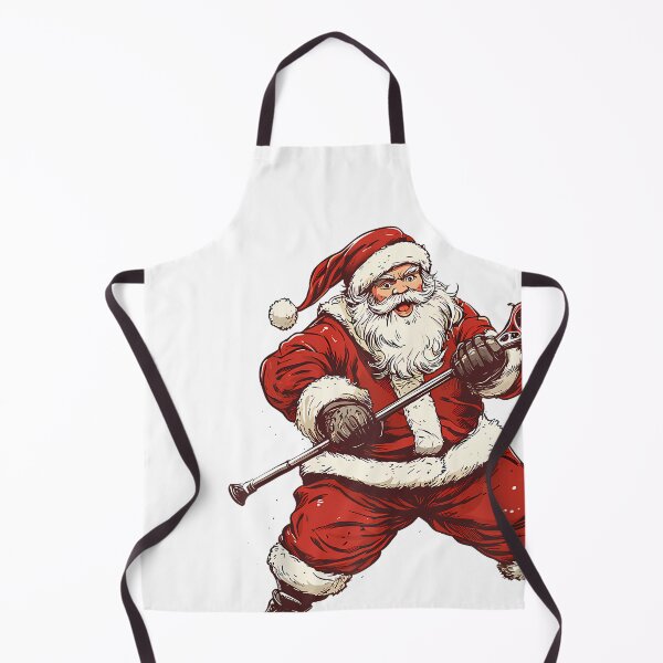 Item preview, Santa Playing Lacrosse Funny Lacrosse Lax Player Christmas designed and sold by raelinema9mar1.