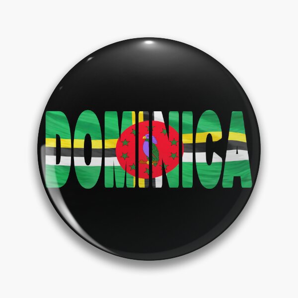 Item preview, DOMINICA - Flag Flying in Wind cut to Letters Souvenir Sticker Shirt designed and sold by Adam Gormley.