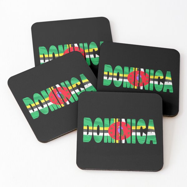 Item preview, DOMINICA - Flag Flying in Wind cut to Letters Souvenir Sticker Shirt designed and sold by Adam Gormley.
