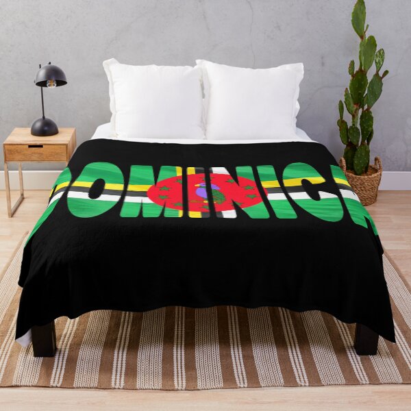 Item preview, DOMINICA - Flag Flying in Wind cut to Letters Souvenir Sticker Shirt designed and sold by Adam Gormley.