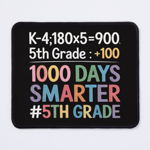 Item preview, 1000 Days Smarter Chalkboard Math designed and sold by jewellmeyers.