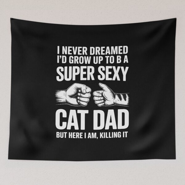 Item preview, Mens Funny Cat Dad Novelty For Father's Day designed and sold by traceydowns.