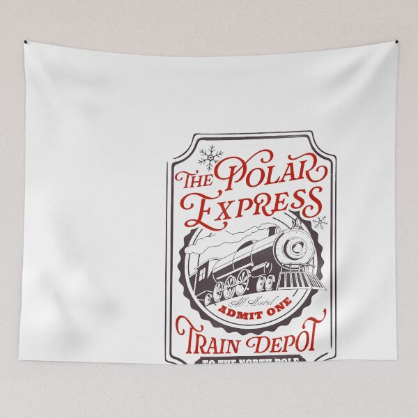 Item preview, The Polar Express Train Depot To The North Pole Poster designed and sold by laonieam8aman5.