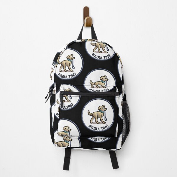 Item preview, Self-Walk Dog Adulting Embroidery-Style Patch designed and sold by choplzomfj62.