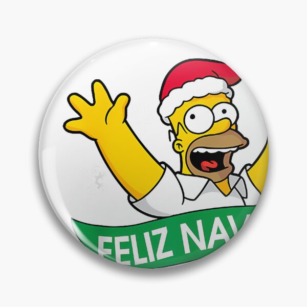 Item preview, The Simpsons Christmas Feliz Navidad Cheering Homer Portrait designed and sold by laonieam8aman5.