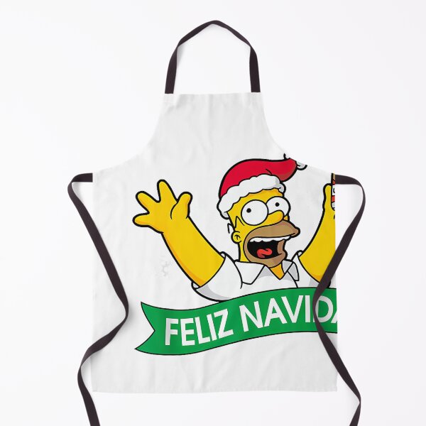 Item preview, The Simpsons Christmas Feliz Navidad Cheering Homer Portrait designed and sold by laonieam8aman5.