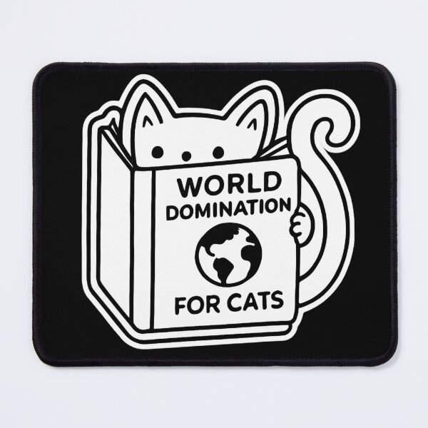 Item preview, Cat - World Domination designed and sold by Juzzy72.