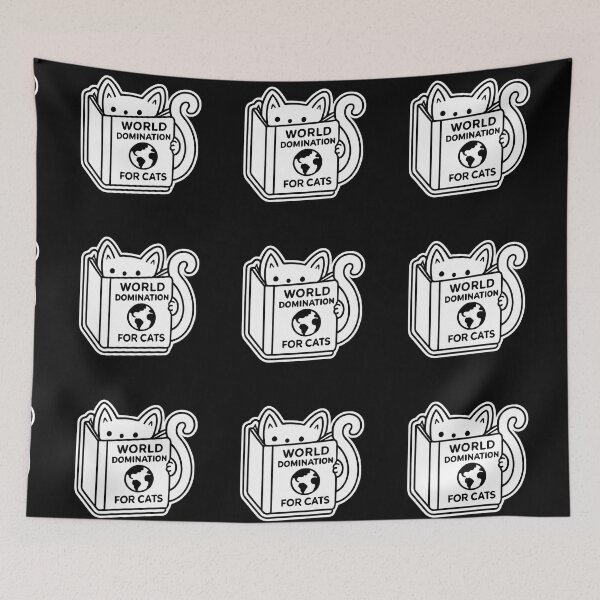 Item preview, Cat - World Domination designed and sold by Juzzy72.