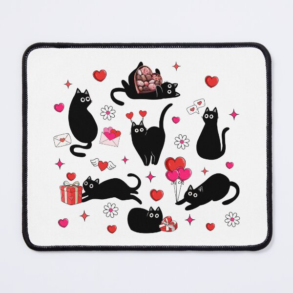 Item preview, Funny Black Cat Valentines Day designed and sold by jackelmbradyt.