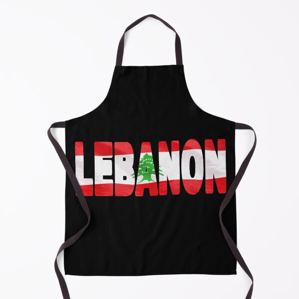 Item preview, LEBANON - Flag Flying in Wind cut to Letters Souvenir Sticker Shirt designed and sold by Adam Gormley.