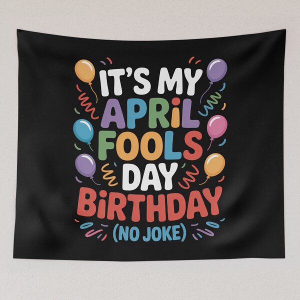 Item preview, April Fool's Day Birthday  Born on April 1st Joke designed and sold by EllenJast.