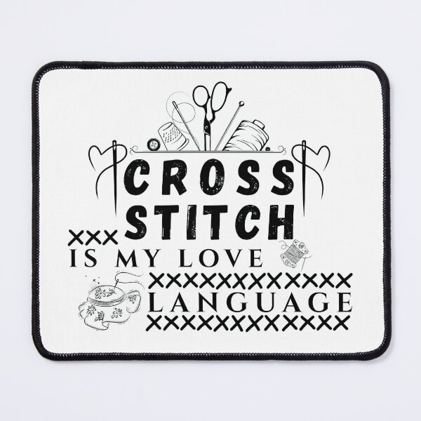 Item preview,  Cross Stitch Is My Love Language - X-Stitch Lover - Gift For Cross Stitcher designed and sold by Wiss2Arts.