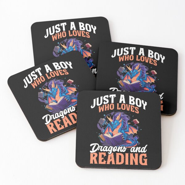 Item preview, Just A Boy Who Loves Dragons And Reading Books Dragon designed and sold by cordfried3h.