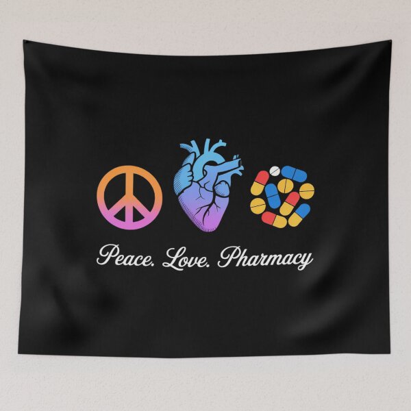 Item preview, Peace Love Pharmacy Pharmacy Technican Mothers Day designed and sold by EllenJast.