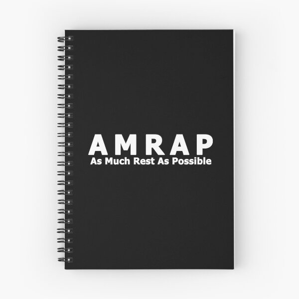 Item preview, AMRAP — As Much Rest As Possible designed and sold by choplzomfj62.