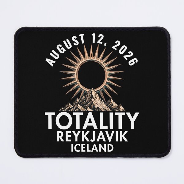 Item preview, Solar Eclipse Reykjavik 2026 August 12 | Iceland Total Eclipse Design designed and sold by Teetreasure2.